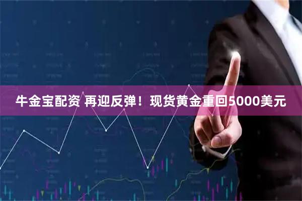 牛金宝配资 再迎反弹！现货黄金重回5000美元